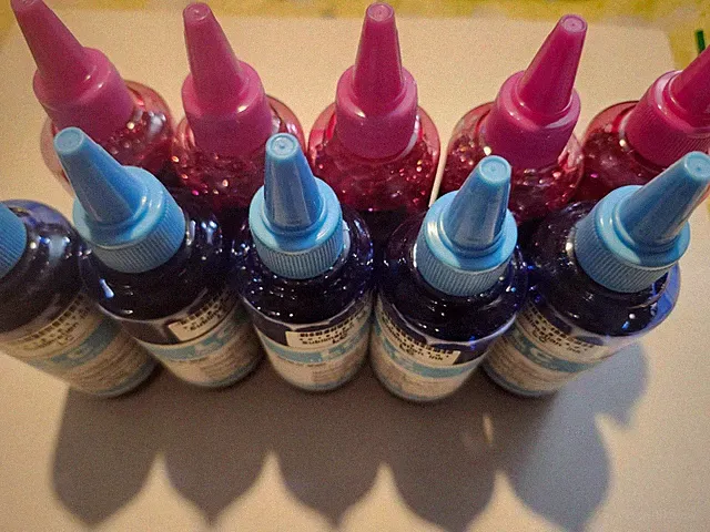10 bottles sublimation ink LIGHT CYAN LIGHT MAGENTA for Sublimation printers