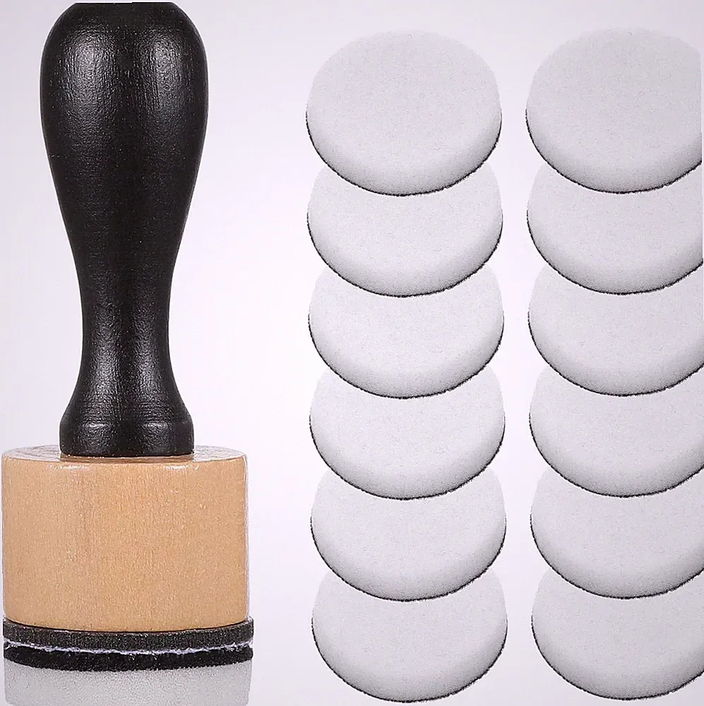 13Pcs Ink Blending Brushes, Ink Blending Tool and 12 Pcs Replacement Refill Spon