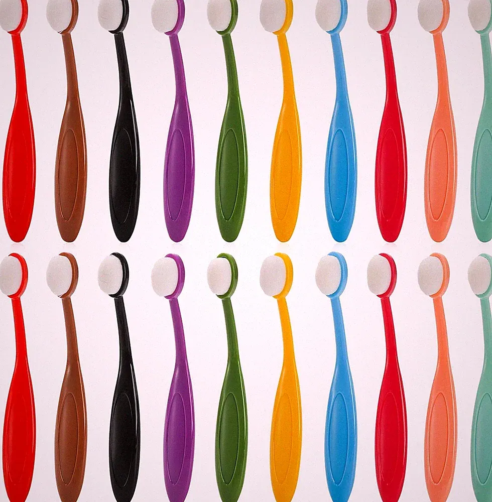20 Pack Mini Colored Ink Blending Brushes 10 Color Craft Ink Blender Brushes Se