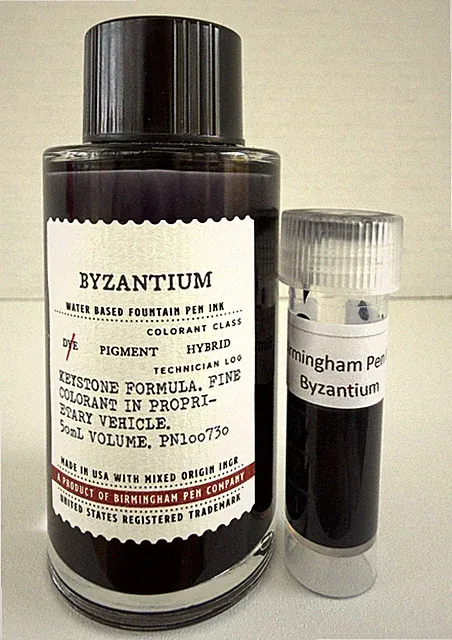 3ml Ink Sample - Birmingham Pen Company "Byzantium" - 1 Vial Only