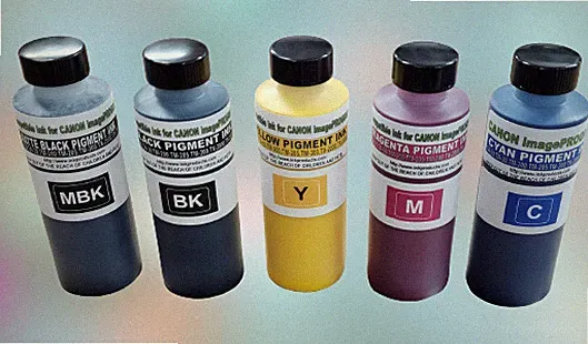 5- 500 ML bottle Ink For TA-20, TA-30, TM-200, TM-205, TM-240, TM-250, TM-300