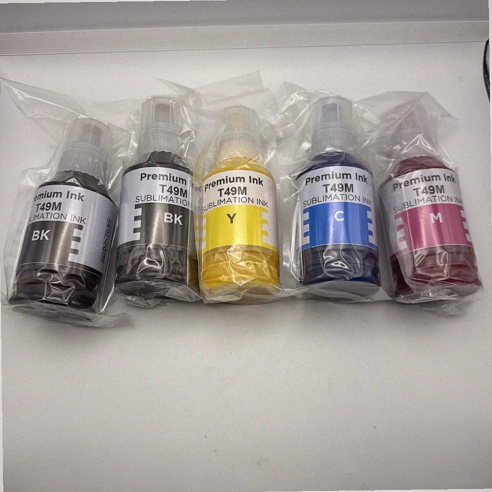 5 Pack Sublimation Ink For Epson T49M Ink Bottle Ink SureColor F170 F570 Pro