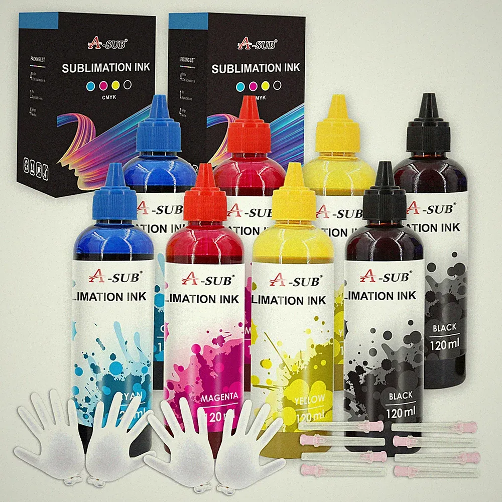 960ML Bulk A-SUB Sublimation Ink for All Inkjet ET-2720 2760 4800 2800 2803 2400