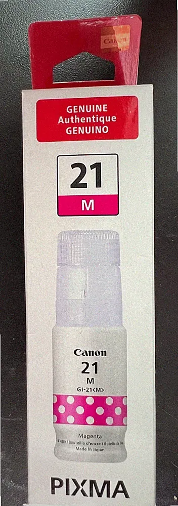 CANON GI-21 70 ML MAGENTA INK BOTTLE CANON MEGATANK PIXMA 1035