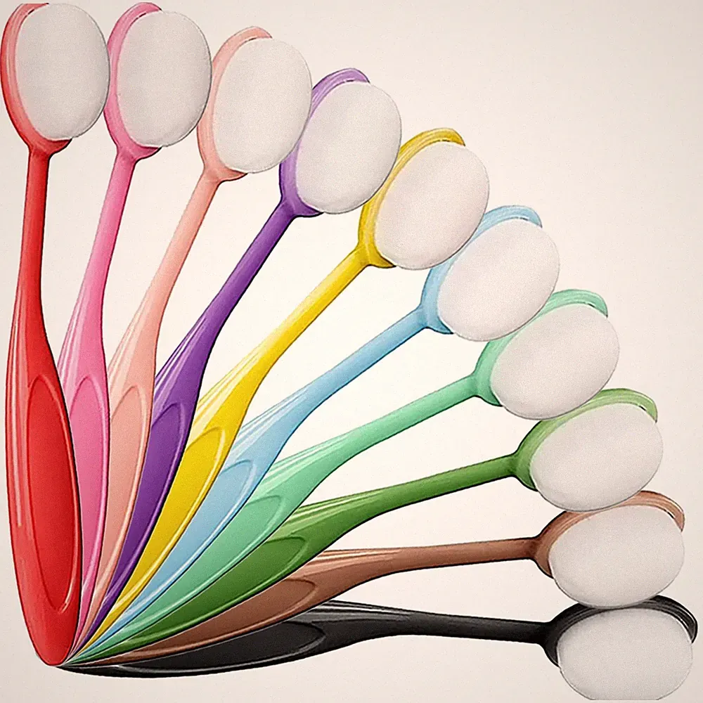 Craft Ink Blending Brushes Tools 10 Colorful Color Coded Handles Art Blenders