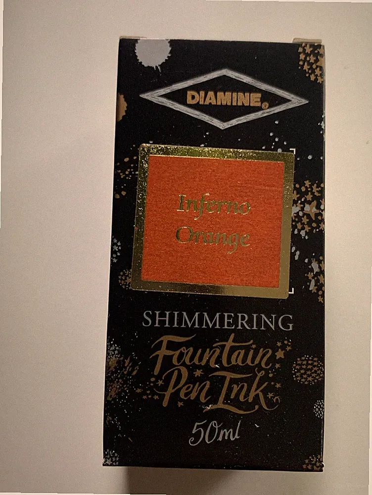 Diamine Ink Bottle 50ml - Inferno Orange - NEW