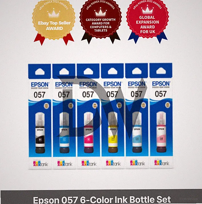 Epson 057 6‑Color Ink Bottle Set (Black/Cyan/Magenta/Yellow/LC/LM)