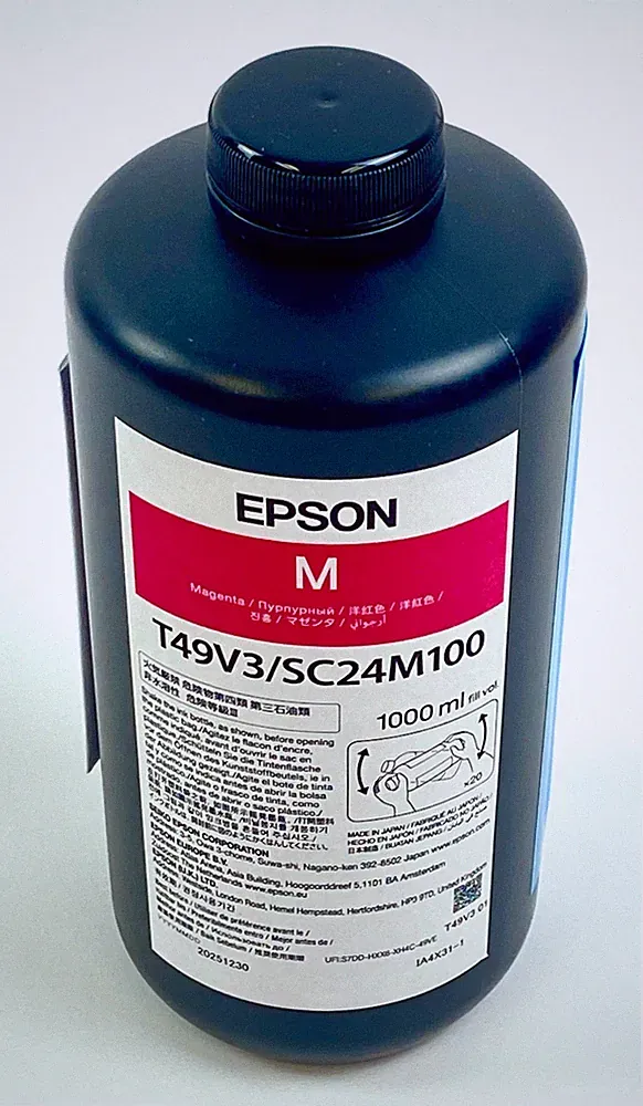 Epson T49V3 Magenta Ink Bottle SC24M100 1000ml for SureColor Printers