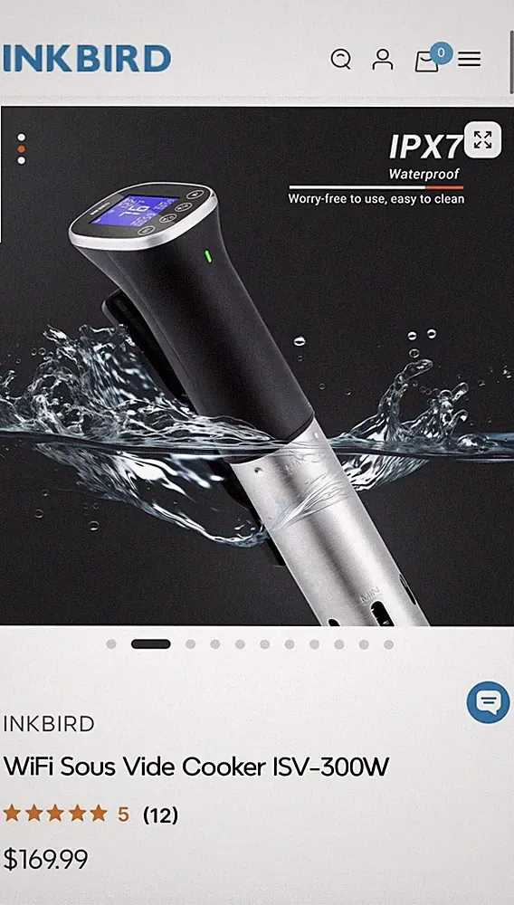 Ink Bird Wifi Cooking Thermometer New In Box!