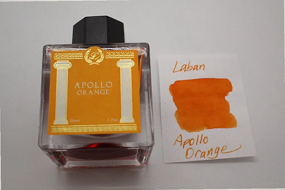 Laban Apollo Orange 50ml Fountain Pen Ink Bottle
