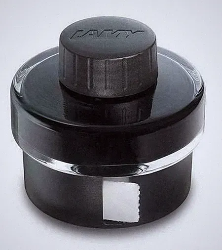 Lamy 50ml Fountain Pen Ink Bottle With Blotter Paper, Black