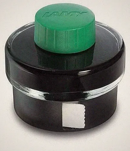 Lamy 50ml Fountain Pen Ink Bottle With Blotter Paper, Green