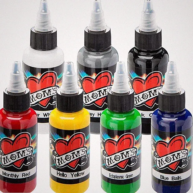 MOMs Millennium Tattoo Ink - 7 Color Set