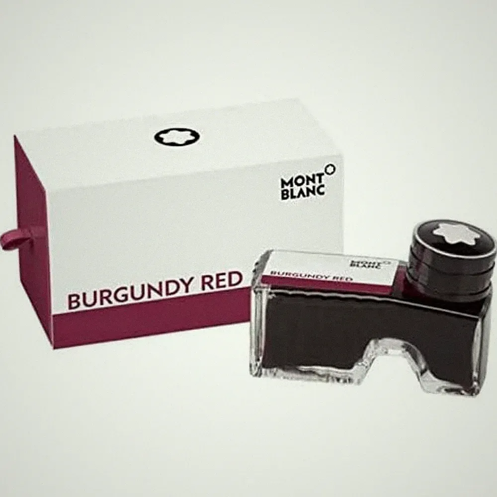 Montblanc Ink Bottle – 60 ml, Burgundy Red MB128188