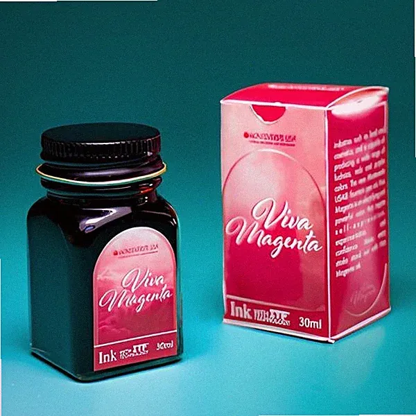 Monteverde 30ml Fountain Pen Ink Bottle Viva Magenta 2023 Color of the Year