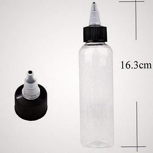 New 10PCS 120ml Twist Cap Empty Plastic Tattoo Ink Pigment Bottle Supply