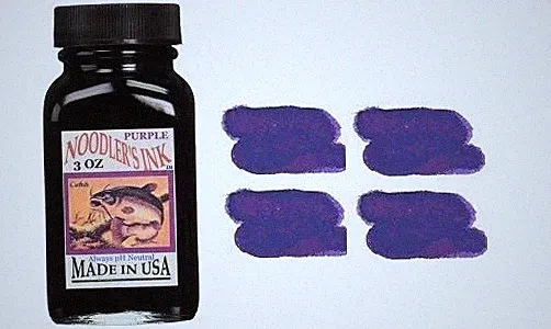 Noodlers Fountain Pen Ink Bottle - Purple