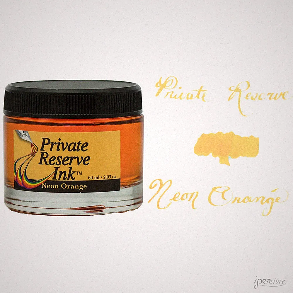 Private Reserve 60 ml Bottle Fountain Pen Ink, Neon Orange