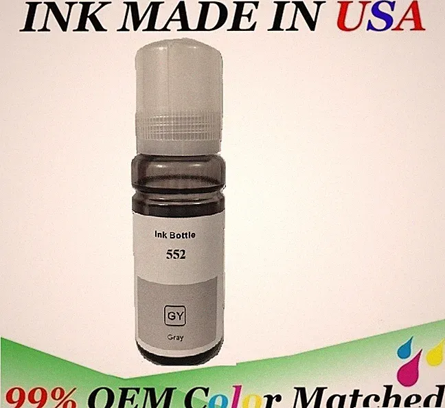 VC Gray Refill ink bottle T552 552 for ET-8500 ET-8550 T552 Gray Ink Bottle