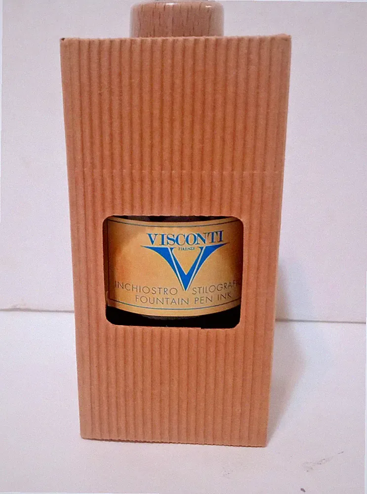 Visconti Firenze Inchiostro Fountain Pen Ink 90ml Bottle Green New Sealed
