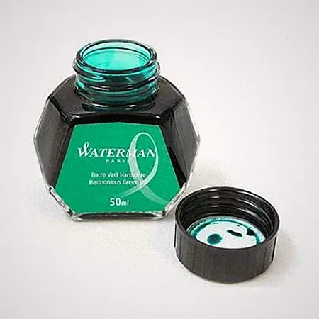 Waterman 50ml Ink Bottle for Fountain Pens (S0110), Choose Color